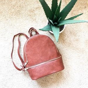 Brown backpack / purse